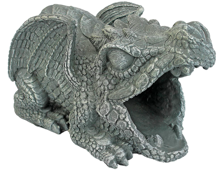 Darian The Dragon Gutter Guardian Downspout Extension Statue